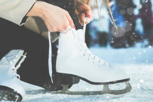 Pista di pattinaggio su ghiaccio 